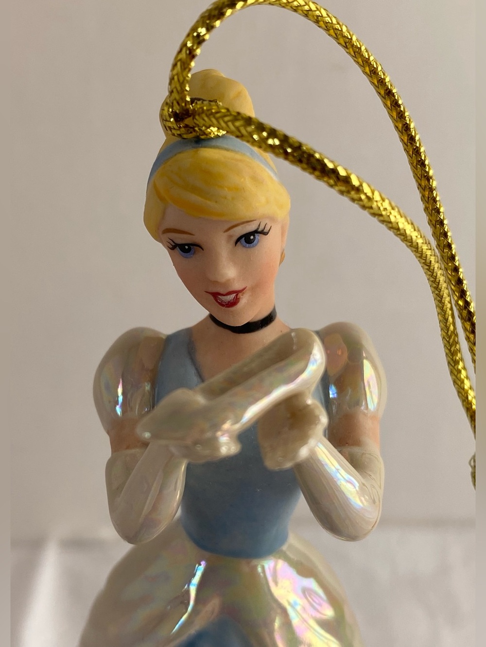 Lenox Disney Princess Cinderella Ornament with Glass Slipper Figurine 892487